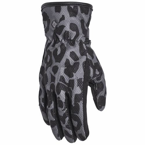 Roland Sands Seventy4 Caspian CE women's motorcycle gloves black and red